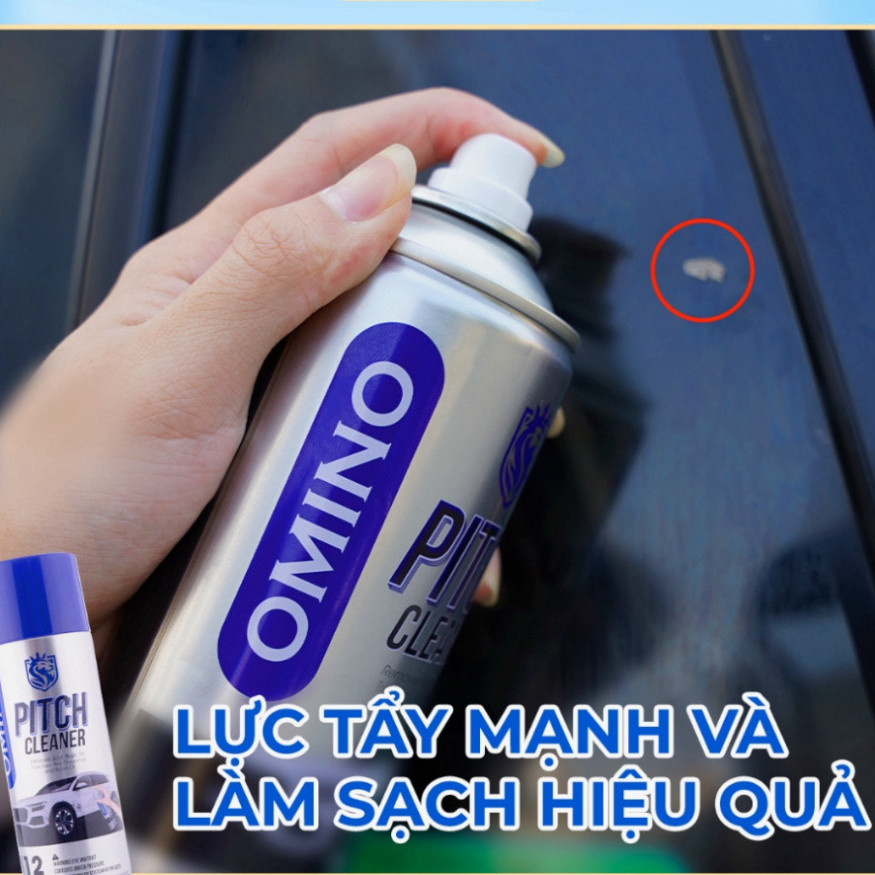 Bình tẩy vết bẩn ô tô OMINO M12 dung tích 450Ml loại bỏ vết bẩn cứng đầu, làm mới sạch bề mặt sơn xe