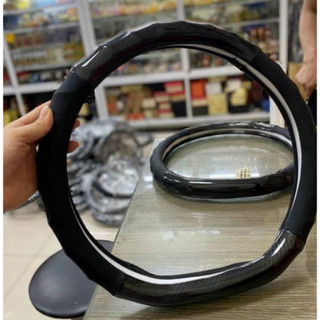 Bọc vô lăng Dcut da carbon xe Vinfast VF E34/ Nerio Green , VF8, VF9, Ford Territory BVL-DC001