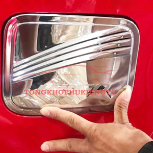 Ốp nắp bình xăng Toyota Wigo 2018- 2025 Mạ Crom Cao Cấp