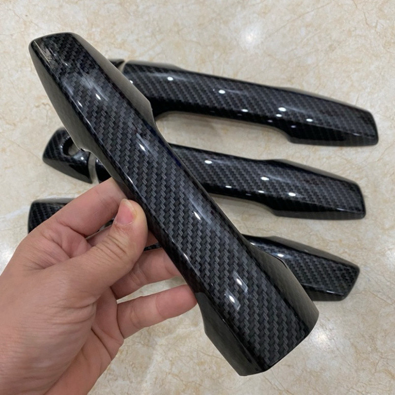 Ốp tay nắm, hõm cửa CARBON xe Mitsubishi Xforce 2023-NAY vân cacbon cao cấp