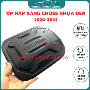 Ốp nắp bình xăng xe Toyota Cross 2018- 2025 MẪU NHỰA ĐEN NHÁM Cao Cấp chống xước làm đẹp xe