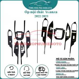 Ốp nội thất xe Toyota Avanza đời 2022- 2025 có đủ các mẫu cao cấp - 5 chi tiết