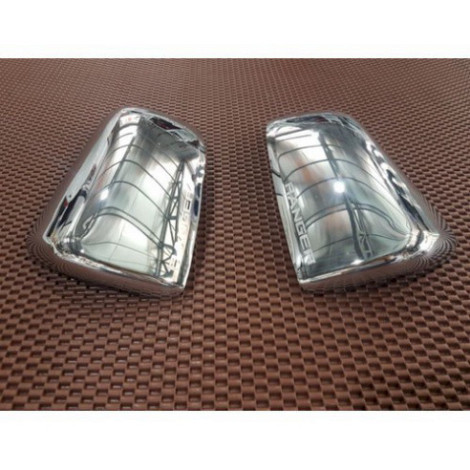 Ốp gương chiếu hậu xe Ford Ranger / Everest 2014 - 2021 - Nhựa ABS MẠ CROM cao cấp-  Bộ 2 chiếc