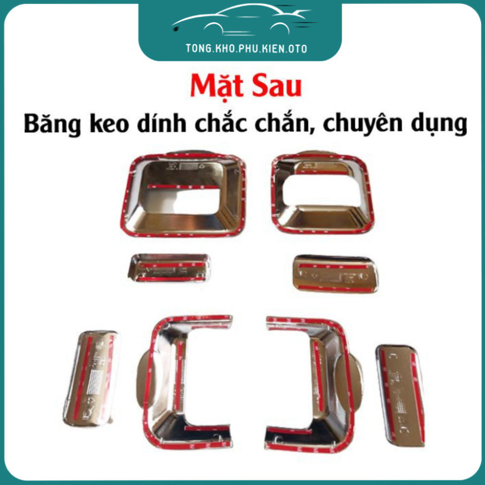 Bộ ốp tay, hõm xe Ford Transit 2014-2021mạ crom cao cấp
