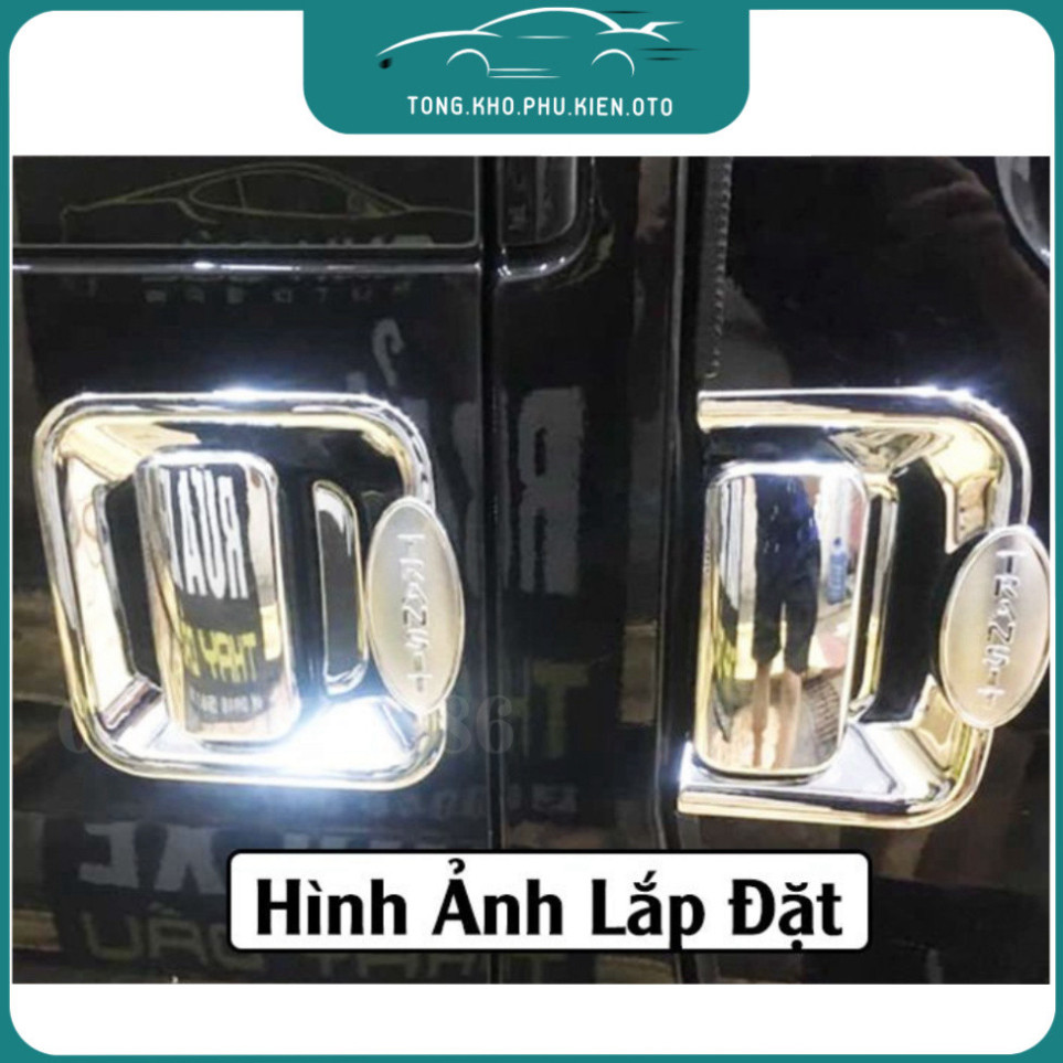 Bộ ốp tay, hõm xe Ford Transit 2014-2021mạ crom cao cấp