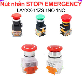Nút nhấn STOP/ EMERGENCY dừng khẩn cấp LAYXX - 11ZS 1NO 1NC