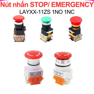 Nút nhấn STOP/ EMERGENCY dừng khẩn cấp LAYXX - 11ZS 1NO 1NC