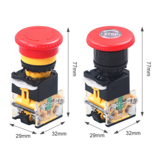Nút nhấn STOP/ EMERGENCY dừng khẩn cấp LAYXX - 11ZS 1NO 1NC