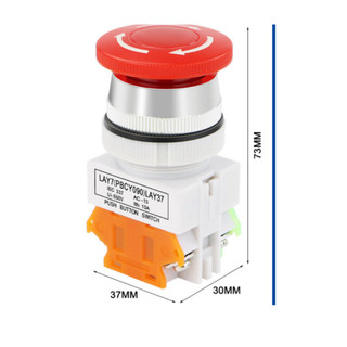 Nút nhấn STOP/ EMERGENCY dừng khẩn cấp LAYXX - 11ZS 1NO 1NC
