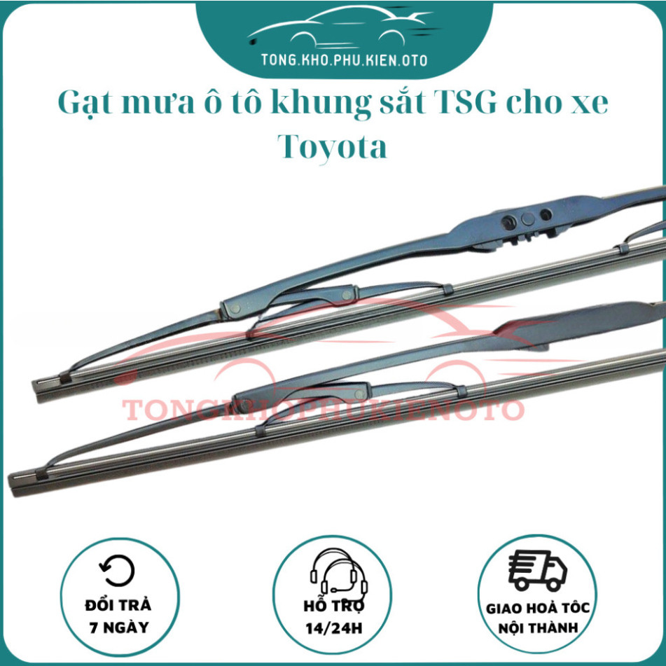 Gạt Mưa Ô Tô Khung sắt TSG lưỡi silicon,Dòng xe KIA: Morning, K3, Seltos, Cerato,Sedona, Rio,Sorento,Forte,Sportage