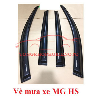 Vè che mưa xe MG HS Đời 2021- 2022- 2023 Mẫu NHỰA ĐEN dày cao cấp