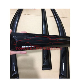 Vè che mưa xe MG HS Đời 2021- 2022- 2023 Mẫu NHỰA ĐEN dày cao cấp