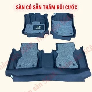 Thảm sàn nhựa 5D SẴN RỐI Không Tràn Viền Xe Honda City 2021- 2024, 2025 NHỰA TPE CÓ RỐI ĐÚC NGUYÊN KHỐI - TL