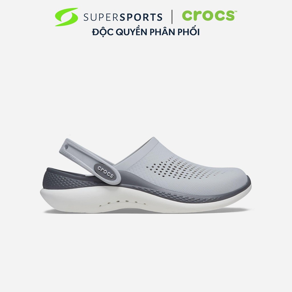 Giày Clog Unisex Crocs Literide 360 - Xám - 206708-0DT | Shopee Việt Nam