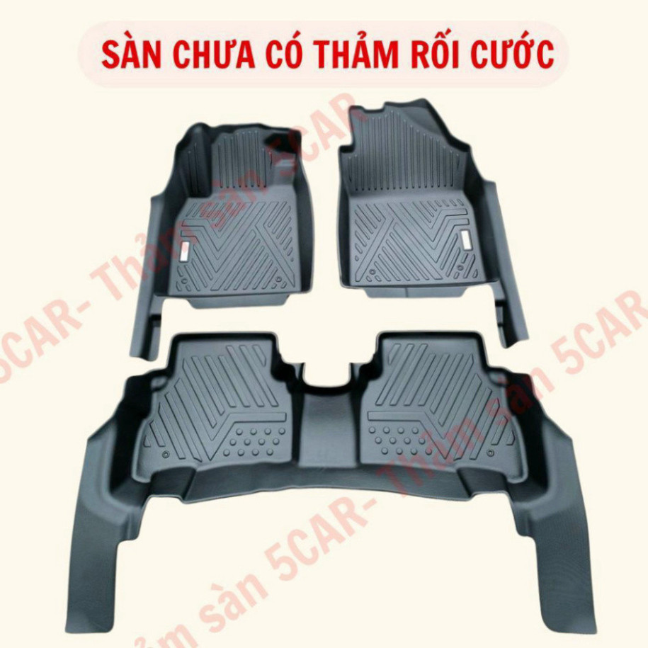 Thảm Khuôn Đúc Tràn Viền Sàn NHỰA 5D-5CAR Xe Mazda 3 đời 2016-2024 chuẩn form ,Chất liệu nhựa TPE