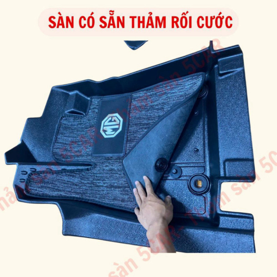 Thảm Khuôn Đúc Tràn Viền MG ZS Sàn NHỰA 5D-5CAR chuẩn form, nhựa TPE, dễ dàng tháp lắp vệ sinh-5CAR