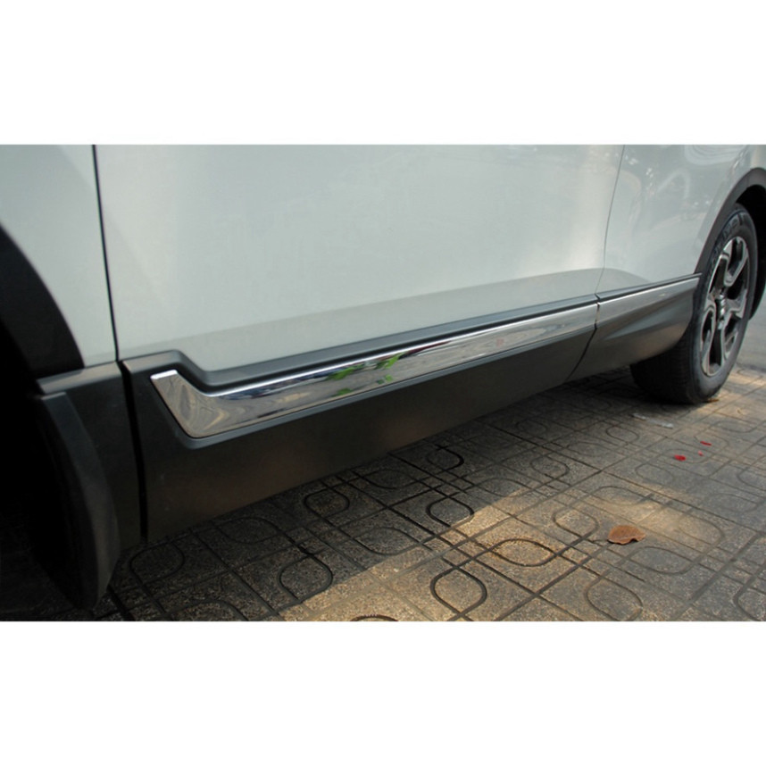 Ốp Nẹp Sườn hông Xe Honda CRV 2018 - 2019 - 2020 - 2021 - 2022 Nhựa ABS Mạ Crom Sáng Bóng Cao Cấp