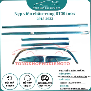 Nẹp viền chân kính xe Mazda BT50 2015 - 2025 inox 304 cao cấp