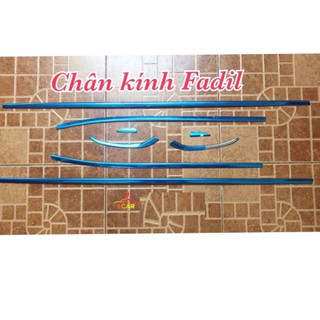 Nẹp viền chân kính INOX xe Vinfast Fadil 2019- 2025 Hàng cao cấp