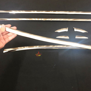 Nẹp viền chân kính INOX xe Vinfast Fadil 2019- 2025 Hàng cao cấp