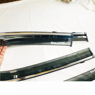 Vè che mưa xe Kia Soluto 2019-2020-2021-2022-2023 chỉ mạ crom cao cấp