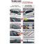 Vè che mưa xe Elantra 2016 - 2021, 2022, 2023,2024 Mạ crom - Mẫu 6 chi tiết Hàng Korea - Giá 1 bộ