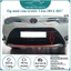Ốp mui cản trước xe Vios 2014- 2015 2016 2017 mạ crom cao cấp