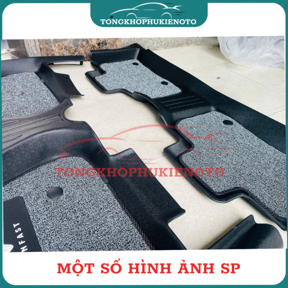 Thảm lót sàn NHỰA 5D KÈM RỐI XE VINFAST VF6 Hàng Nhựa đúc nguyên khối TPE siêu bền, dễ vệ sinh