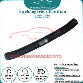 Chống trầy cốp trong ngoài xe Honda Civic 2016-  2025 Titan mẫu mới nhất