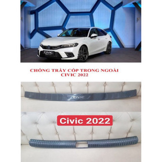Chống trầy cốp trong ngoài xe Honda Civic 2016-  2025 Titan mẫu mới nhất
