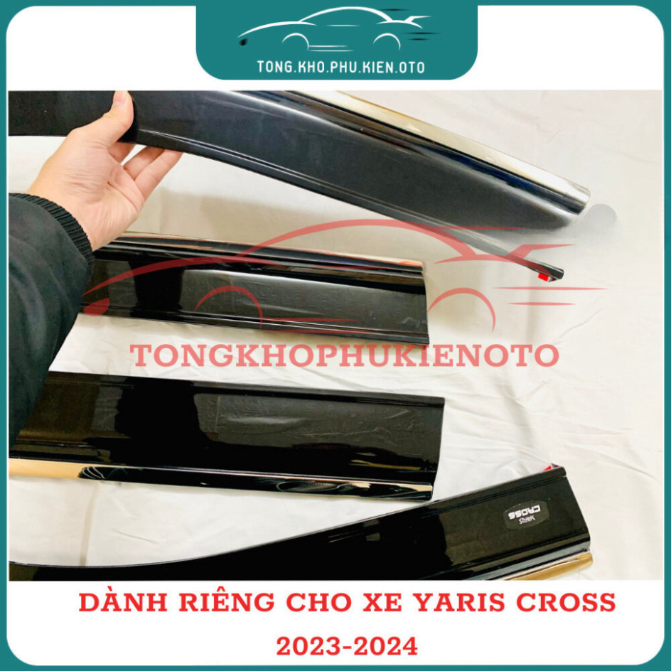 Vè Che Mưa Xe Yaris Cross đời 2023-2024 Mẫu Chỉ Inox cao cấp nhất thị trường