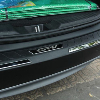 Ốp chống trầy cốp ngoài nhựa 3D xe Honda CRV 2018- 2023  hàng cao cấp