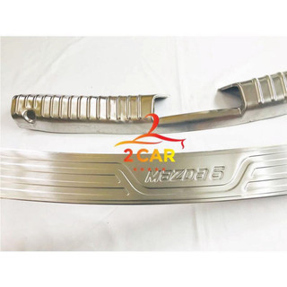 Ốp chống trầy cốp Mazda 6 đời 2015- 2024 – Mẫu INOX