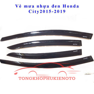 Vè che mưa xe Honda City 2015- 2021,2022 nhựa đen cao cấp