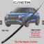 Chống trầy cốp trong, ngoài CARBON xe Hyundai Creta 2022-2025 vân cacbon cao cấp