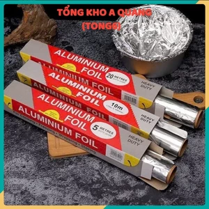 Màng Nhôm Nướng Thức Ăn Siêu Tiện,Cuộn Giấy Bạc Bảo Quản Thực Phẩm Dễ Dàng - GIẤY BẠC NƯỚNG THỊT CÁ DÀY DẶN