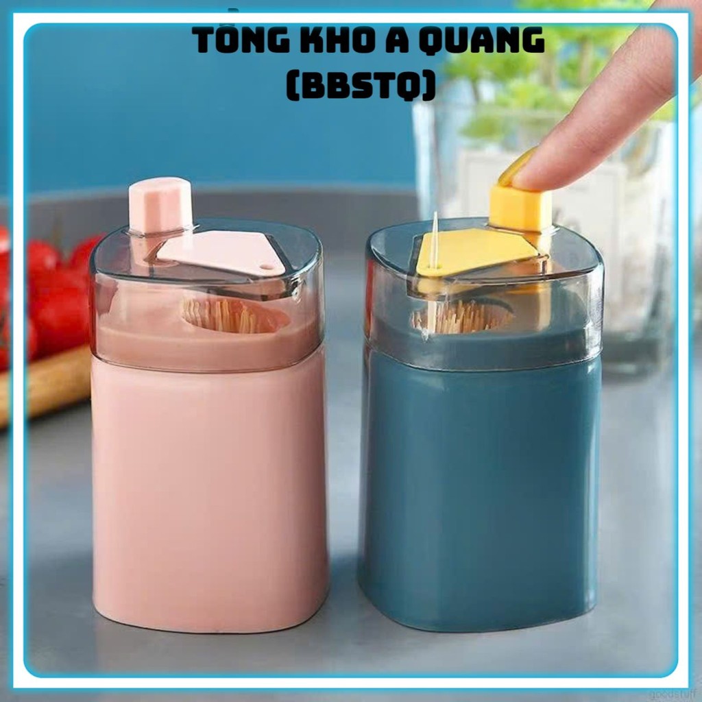 [COMBO 10] HỘP TĂM TỰ ĐỘNG SANG TRỌNG - Hũ Đựng Tăm Nhỏ Gọn Cho Gia Đình,Lọ Chứa Tăm Tiện Dụng Thiết Kế Hiện Đại