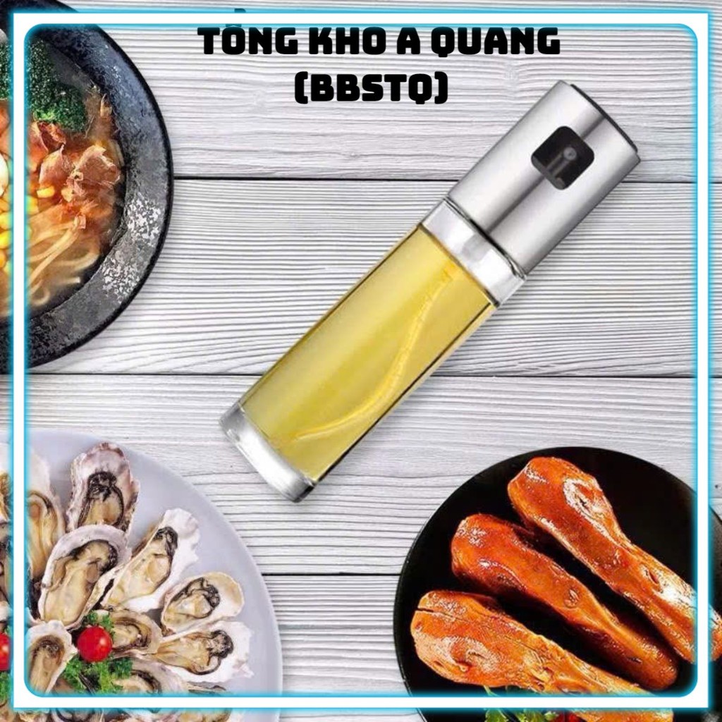 Bình Xịt Dầu Ăn Phun Sương,Chai Lọ Phun Dầu Lên Thực Phẩm Dùng Cho Nồi Chiên Không Dầu Nhà Bếp