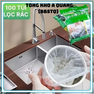 TÚI LƯỚI LỌC RÁC DÙNG MỘT LẦN AN TOÀN - Set Túi Lọc Co Giãn Tốt Thoát Nước Nhanh,Túi Lọc Rác Bồn Rửa Chén Đa Năng
