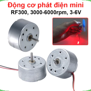 Động cơ phát điện RF300, 3000-6000 RPM, 3-6VDC