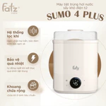 Máy tiệt trùng hơi nước sấy khô điện tử Fatz Baby Sumo 4 Plus FB4922BK - Sumo 6 Plus FB4970BT bảo hành 12 tháng — ảnh 5