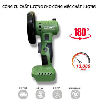 ThânMáy mài cắt mini DRAMA 5101MN,tốc độ không tải 13000v/p,siêu nhỏ gọn,siêu khoẻ, xoay 180 độ,chân pin phổ thông M21-4