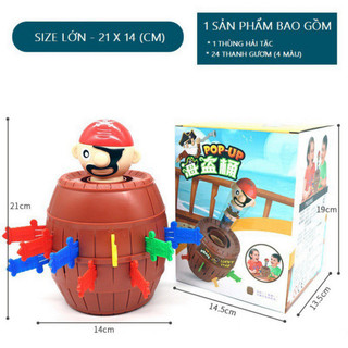 ```Bộ Đồ Chơi Đánh Hải Tặc Vui Nhộn – Trò Chơi Hấp Dẫn Kích Thích Tư Duy & Mang Đến Tiếng Cười Cho Bé```