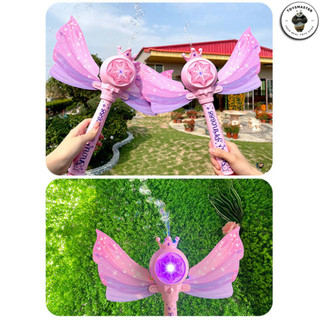 Gậy Thổi Bong Bóng Tự Động Công Chúa Tuyết Có Đèn Nhạc, Đồ Chơi An Toàn và Thú Vị Dành Cho Trẻ Em