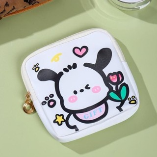 Túi Canvas Mini Cute Hoạt Hình – Đựng Mỹ Phẩm, Phụ Kiện, Đồ Cá Nhân