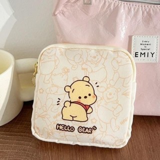 Túi Canvas Mini Cute Hoạt Hình – Đựng Mỹ Phẩm, Phụ Kiện, Đồ Cá Nhân