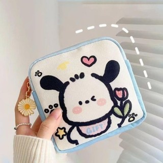 Túi Canvas Mini Cute Hoạt Hình – Đựng Mỹ Phẩm, Phụ Kiện, Đồ Cá Nhân