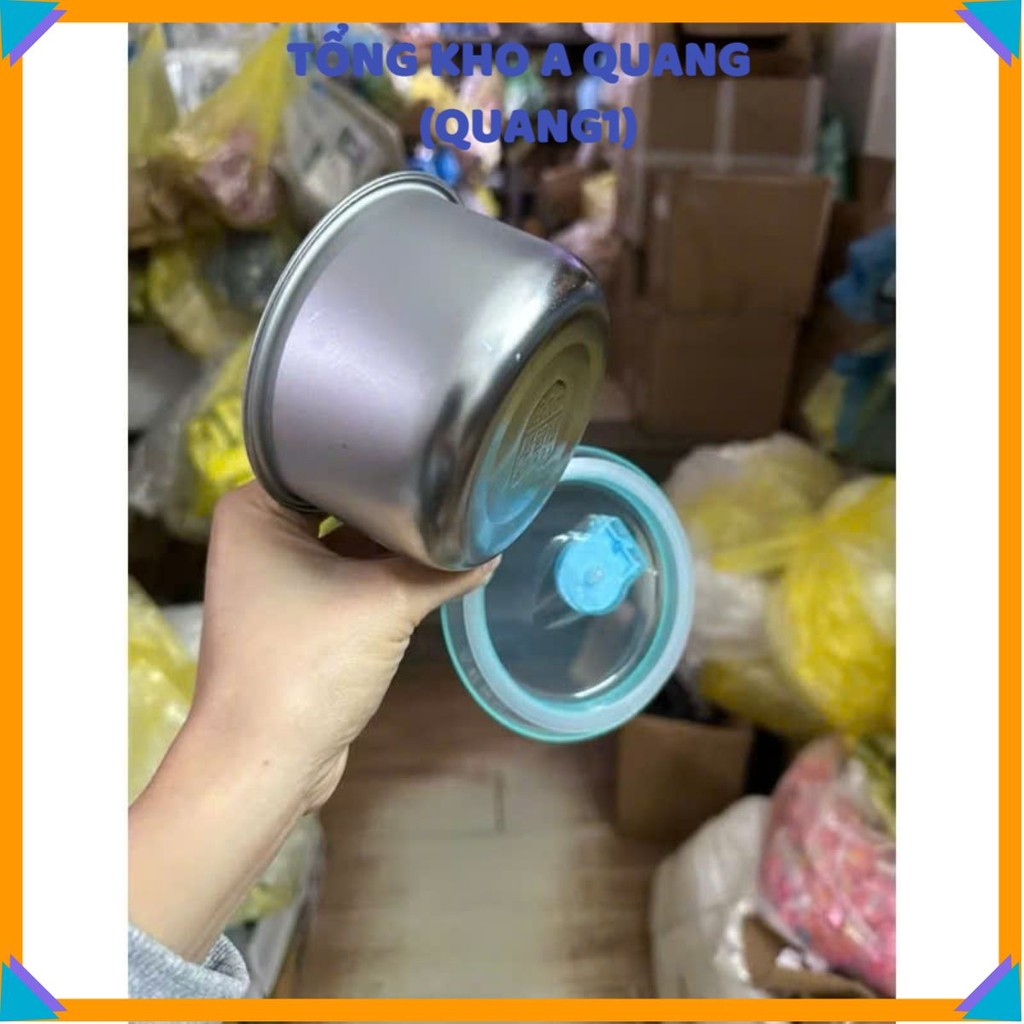 Hộp đựng thực phẩm giữ nhiệt tròn - Giữ nhiệt lâu, chống mùi hiệu quả - KHAY INOX CÓ NẮP ĐẬY CAO CẤP