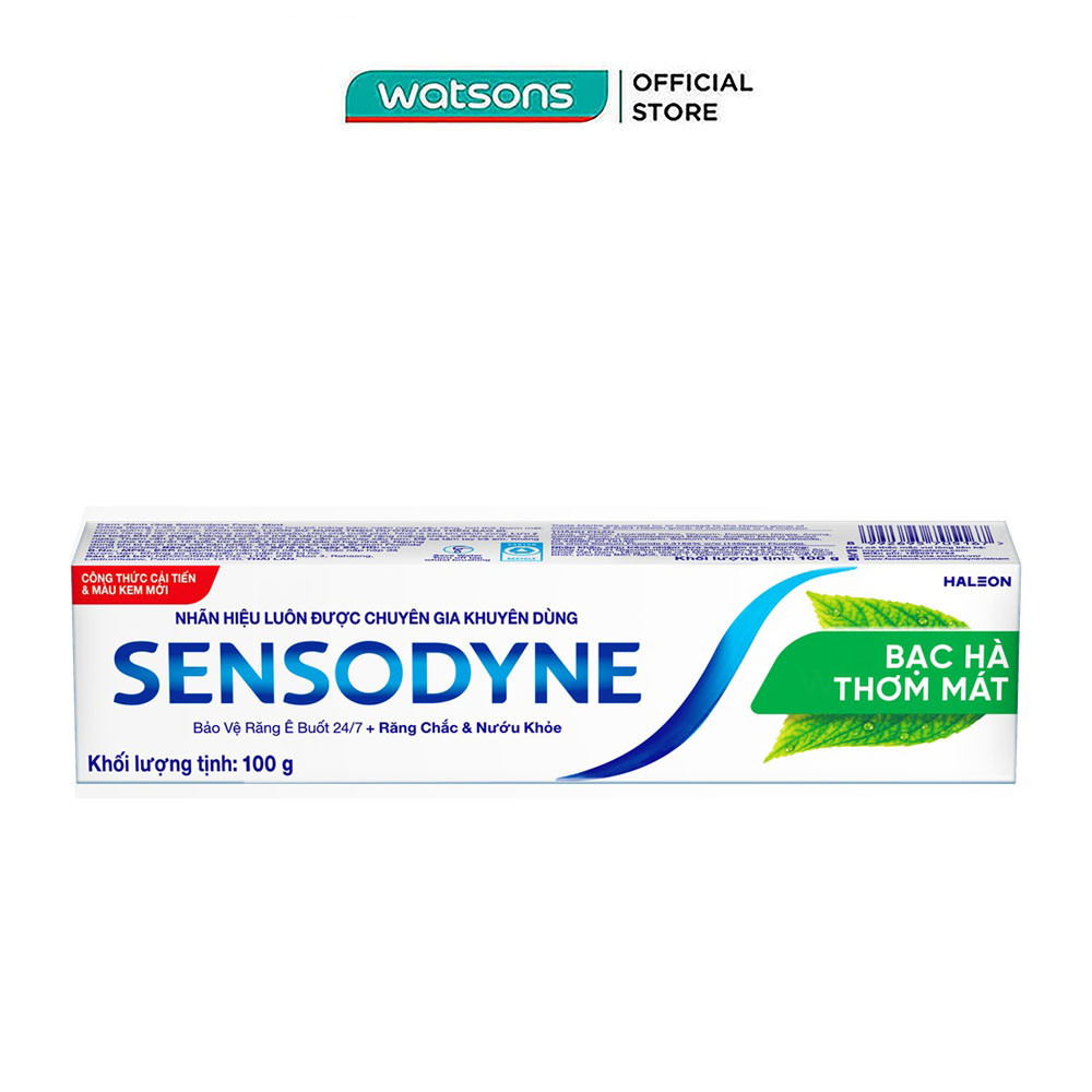 Kem Đánh Răng Sensodyne Fresh Mint Bạc Hà The Mát 100G
