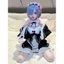 Re:Life in a different world from zero Vai Trò Rem Ram Người Giúp Việc cosplay Chứa Tóc Giả